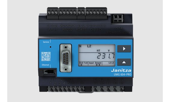 Janitza UMG 604 E-PRO, Ethernet